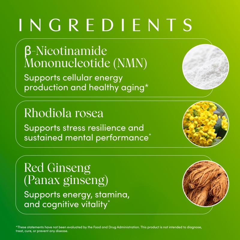 NMN for NAD+ Support Liquid Herbal Drops