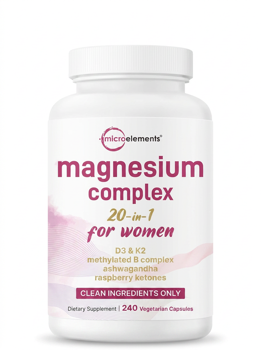 Complejo de Magnesio 20 en 1 para Mujeres