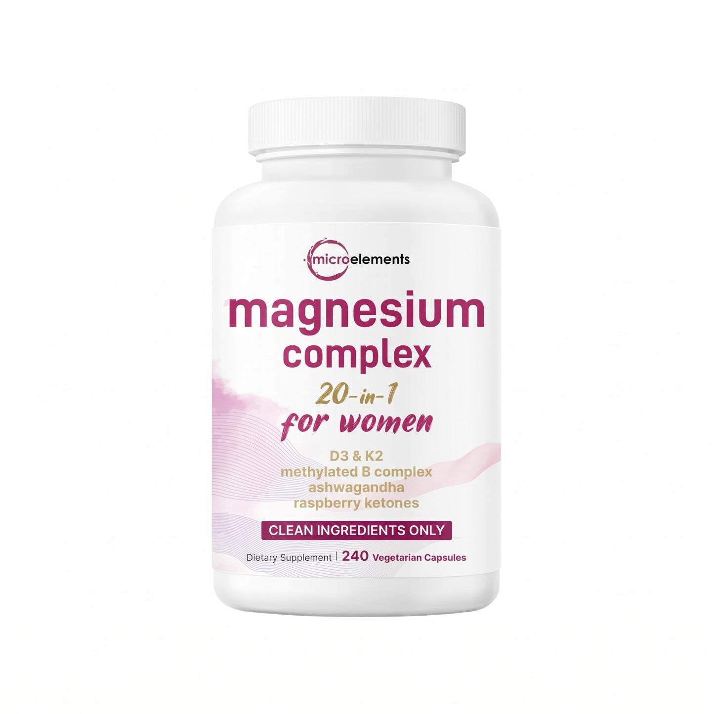Magnesium Complex 20-in-1 for Women, 240 Vegetarian Capsules