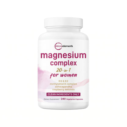 Magnesium Complex 20-in-1 for Women, 240 Vegetarian Capsules